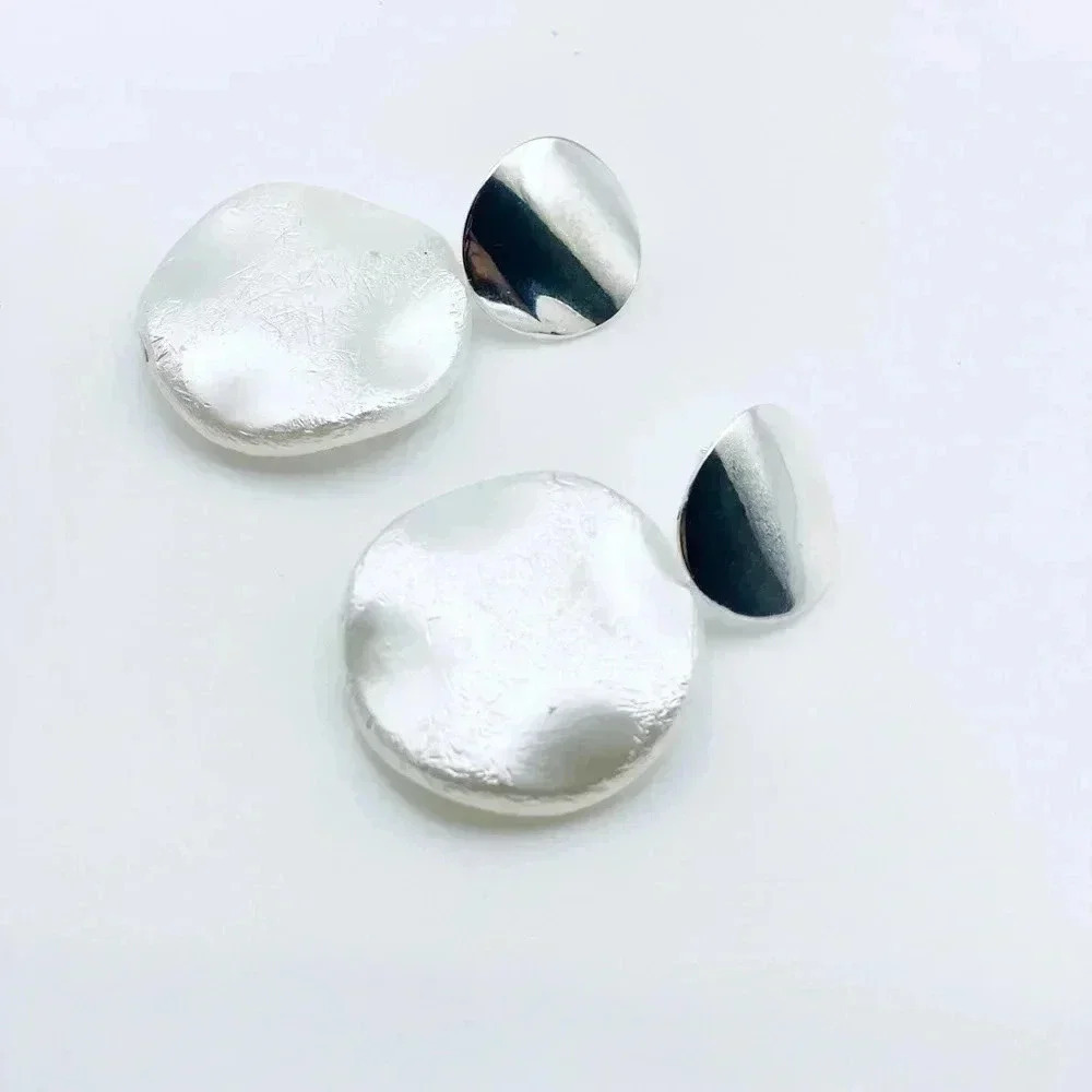 Drop Pearl Earrings, Classic Pearl, Earrings with drop mother of pearl - Picture 2 of 5